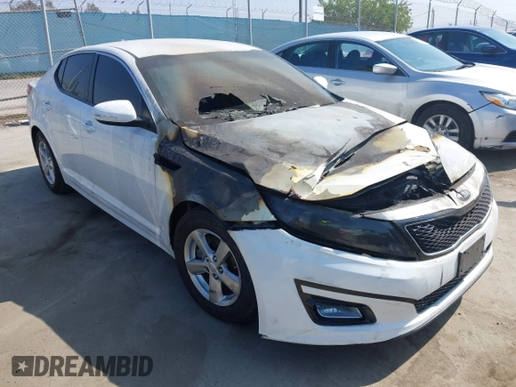 2015 Kia Optima LX with VIN 5XXGM4A78FG464232, listed as a IAAI auction lot 42097937 with Not Provided miles and . Bid and sale history available at DreamBid. Image 1.