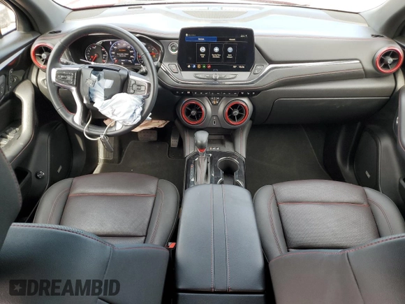 2023 Chevrolet Blazer RS with VIN 3GNKBKRS0PS111791, listed as a Copart auction lot 61248575 with 14,702 mi miles and Salvage title. Bid and sale history available at DreamBid. Image 8.