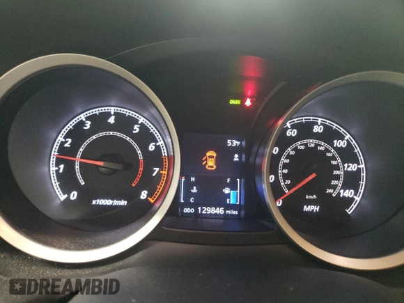 2010 Mitsubishi Lancer GTS with VIN JA32X8HW8AU004043, listed as a Copart auction lot 52017665 with 129,846 mi miles and Salvage Title. Bid and sale history available at DreamBid. Image 9.