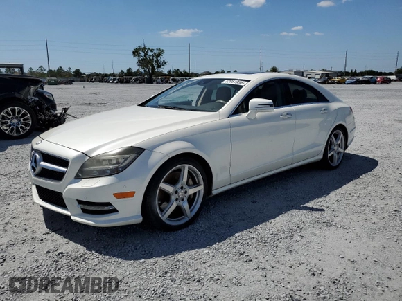 2014 Mercedes-Benz CLS-Class CLS 550 with VIN WDDLJ7DB1EA119293, listed as a Copart auction lot 52951955 with 85,407 mi miles and Non Repairable. Bid and sale history available at carsss.com. Image 1.