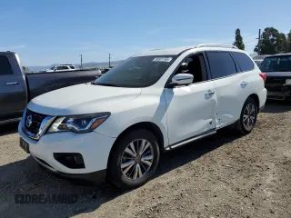 2020 Nissan Pathfinder SL with VIN 5N1DR2CN4LC607835, listed as a Copart auction lot 56501165 with 128,743 mi miles and Salvage title. Bid and sale history available at DreamBid. Image 1.