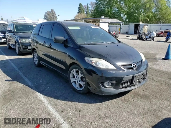 2009 Mazda 5 Touring with VIN JM1CR29L590344447, listed as a Copart auction lot 46549255 with 191,568 mi miles and Salvage Title. Bid and sale history available at carsss.com. Image 10.