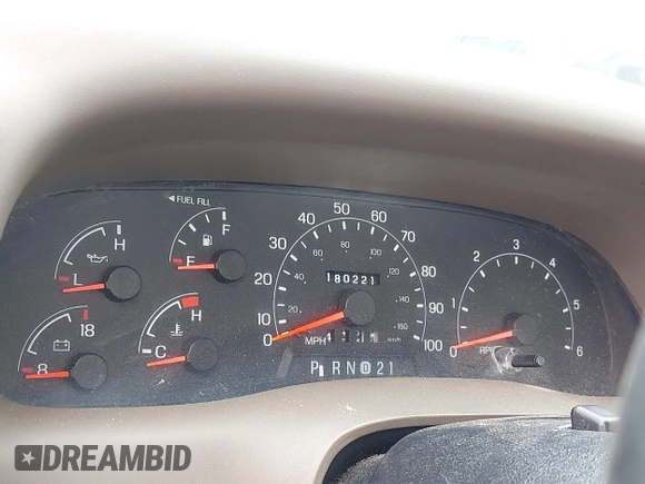 2001 Ford F-250 XL with VIN 1FTNF20S51EC06095, listed as a IAAI auction lot 42094848 with 180,221 mi miles and . Bid and sale history available at DreamBid. Image 7.