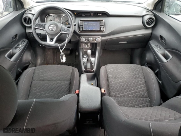2022 Nissan Kicks S with VIN 3N1CP5BVXNL513591, listed as a Copart auction lot 81993284 with 33,625 mi miles and Salvage Title. Bid and sale history available at carsss.com. Image 8.