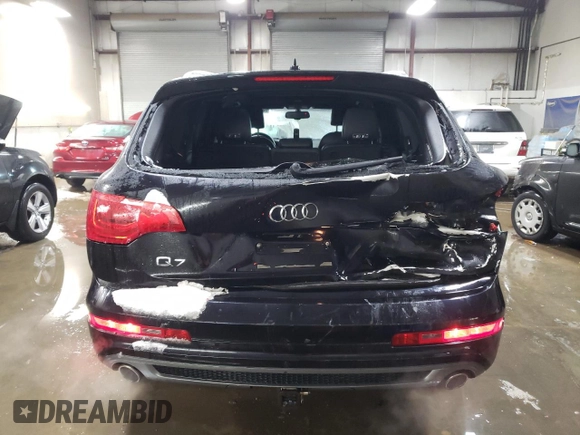 2012 Audi Q7 3.0T S line with VIN WA1DGAFE8CD008344, listed as a Copart auction lot 45141055 with 131,769 mi miles and Salvage Title. Bid and sale history available at carsss.com. Image 6.