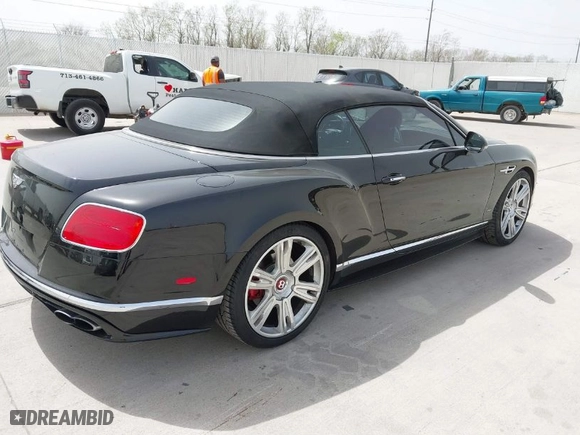 2016 Bentley Continental GT V8 S with VIN SCBGH3ZA1GC052477, listed as a IAAI auction lot 41830069 with 18,285 mi miles. Bid and sale history available at carsss.com. Image 4.