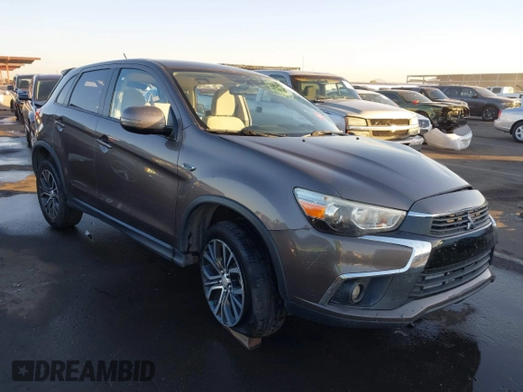 2016 Mitsubishi Outlander Sport 2.4 SE with VIN JA4AP3AW6GZ058750, listed as a IAAI auction lot 41007949 with 130,003 mi miles. Bid and sale history available at carsss.com. Image 1.