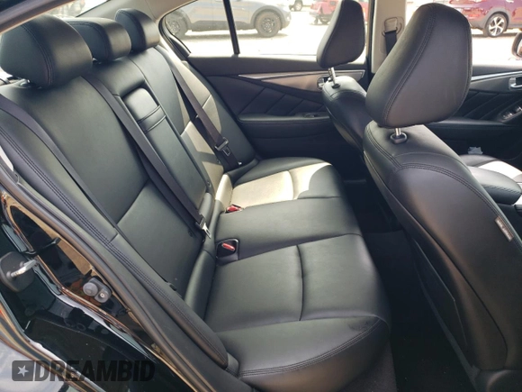 2015 Infiniti Q50 Premium with VIN JN1BV7AR6FM417210, listed as a Copart auction lot 63733915 with 95,926 mi miles and Salvage title. Bid and sale history available at DreamBid. Image 10.