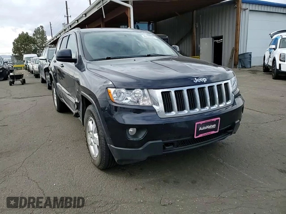 2011 Jeep Grand Cherokee Laredo with VIN 1J4RR4GG8BC660743, listed as a Copart auction lot 46537665 with 75,758 mi miles and Salvage Title. Bid and sale history available at carsss.com. Image 12.