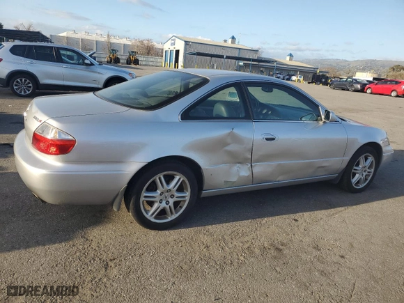 2003 Acura CL Type S with VIN 19UYA41663A011689, listed as a Copart auction lot 44245305 with 190,444 mi miles and Salvage Title. Bid and sale history available at carsss.com. Image 3.
