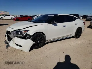 2016 Nissan Maxima SL with VIN 1N4AA6AP3GC396133, listed as a Copart auction lot 46754095 with 138,355 mi miles and Salvage Title. Bid and sale history available at DreamBid. Image 1.