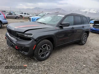 2022 Jeep Grand Cherokee Trailhawk with VIN 1C4RJHCG6N8625720, listed as a Copart auction lot 85773334 with 18,077 mi miles and Salvage title. Bid and sale history available at DreamBid. Image 1.