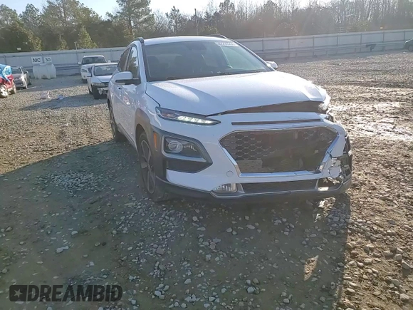 2021 Hyundai Kona Limited with VIN KM8K33A58MU715825, listed as a Copart auction lot 42233265 with 102,224 mi miles and Salvage Title. Bid and sale history available at carsss.com. Image 12.