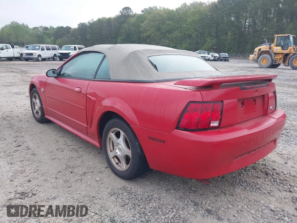 2004 Ford Mustang Deluxe with VIN 1FAFP44694F196850, listed as a IAAI auction lot 41917890 with 146,585 mi miles. Bid and sale history available at carsss.com. Image 3.