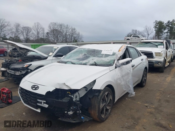 2023 Hyundai Elantra SEL with VIN 5NPLS4AG1PH086524, listed as a IAAI auction lot 41464619 with 57,682 mi miles and . Bid and sale history available at DreamBid. Image 17.