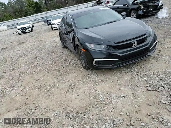 2020 Honda Civic LX with VIN 19XFC2F68LE004429, listed as a Copart auction lot 87172554 with 75,513 mi miles and Salvage Title. Bid and sale history available at DreamBid. Image 11.