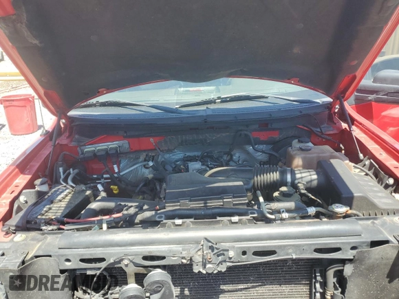 2010 Ford F-150 XL with VIN 1FTEX1CW3AFA21897, listed as a Copart auction lot 58000025 with 245,642 mi miles and Salvage title. Bid and sale history available at DreamBid. Image 11.