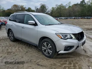 2017 Nissan Pathfinder SL with VIN 5N1DR2MM4HC641044, listed as a Copart auction lot 52765885 with 138,571 mi miles and Salvage Title. Bid and sale history available at carsss.com. Image 4.