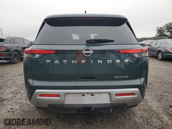 2024 Nissan Pathfinder Platinum with VIN 5N1DR3DG1RC212722, listed as a Copart auction lot 42105485 with 15,862 mi miles and Salvage Title. Bid and sale history available at carsss.com. Image 6.