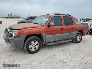 2002 Chevrolet Avalanche with VIN 3GNEC13T12G219144, listed as a Copart auction lot 55091125 with 267,181 mi miles and Clean Title. Bid and sale history available at carsss.com. Image 1.