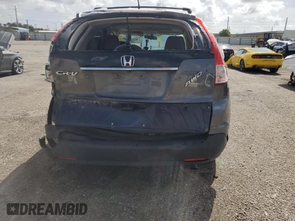 2014 Honda CR-V EX-L with VIN 2HKRM4H70EH619079, listed as a Copart auction lot 49488045 with 182,896 mi miles and Non Repairable. Bid and sale history available at carsss.com. Image 6.