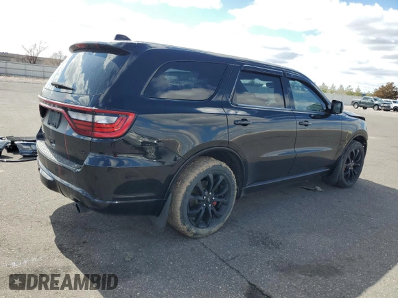 2019 Dodge Durango R/T with VIN 1C4SDJCT4KC717625, listed as a Copart auction lot 50811025 with 100,784 mi miles and Salvage title. Bid and sale history available at DreamBid. Image 3.