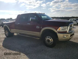 2017 Ram 3500 Longhorn with VIN 3C63RRNLXHG576476, listed as a Copart auction lot 74618644 with 72,653 mi miles and Salvage Title. Bid and sale history available at carsss.com. Image 4.