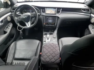2024 Infiniti QX50 Sport with VIN 3PCAJ5FA9RF104578, listed as a Copart auction lot 58566605 with 16,306 mi miles and Salvage title. Bid and sale history available at DreamBid. Image 8.
