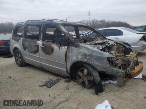 2008 Dodge Grand Caravan SXT with VIN 1D8HN54P08B141208, listed as a Copart auction lot 89150855 with Not Provided miles and Salvage Title. Bid and sale history available at DreamBid. Image 4.