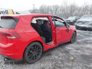 2023 Volkswagen Golf GTI 40th Anniversary Edition with VIN WVW9A7CD9PW191503, listed as a IAAI auction lot 41296669 with 25,306 mi miles. Bid and sale history available at carsss.com. Image 6.