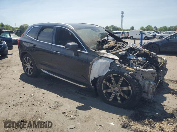 2019 Volvo XC60 Inscription with VIN YV4A22RL9K1309662, listed as a Copart auction lot 54296595 with Not provided miles and Salvage title. Bid and sale history available at DreamBid. Image 4.