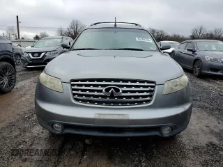2005 Infiniti FX z VIN JNRAS08W45X205908, wystawiony jako Copart lot #85388704 z przebiegiem 233 492 mil mil oraz Tytuł czysty. Historia ofert i sprzedaży dostępna na DreamBid. Obrazek 5.