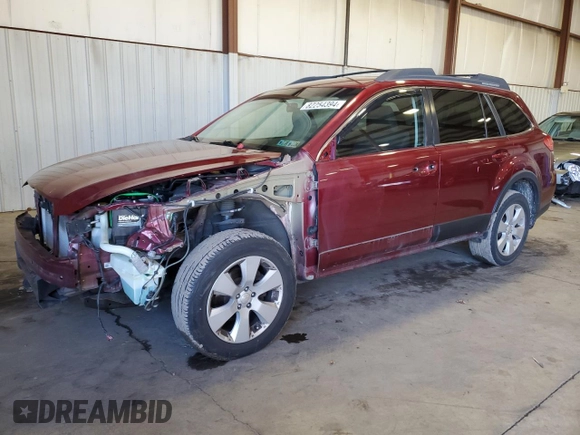 2012 Subaru Outback Prem with VIN 4S4BRBCC3C3216097, listed as a Copart auction lot 82254394 with 89,919 mi miles and Salvage title. Bid and sale history available at DreamBid. Image 1.