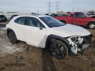 2020 Lexus UX with VIN JTHP9JBH5L2029448, listed as a Copart auction lot 72616172 with 21,874 mi miles. Bid and sale history available at carsss.com. Image 4.