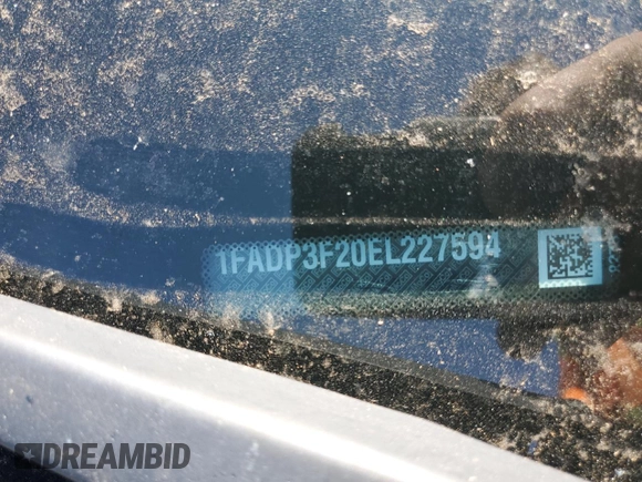 2014 Ford Focus SE with VIN 1FADP3F20EL227594, listed as a Copart auction lot 54880375 with 163,394 mi miles and Non Repairable. Bid and sale history available at DreamBid. Image 13.