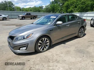 2015 Kia Optima SX Turbo with VIN 5XXGR4A61FG422591, listed as a Copart auction lot 56169785 with 164,185 mi miles and Salvage title. Bid and sale history available at DreamBid. Image 1.