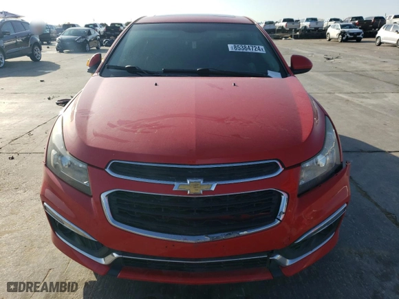 2015 Chevrolet Cruze LTZ with VIN 1G1PG5SB1F7173749, listed as a Copart auction lot 85384724 with 97,315 mi miles and Salvage Title. Bid and sale history available at carsss.com. Image 5.