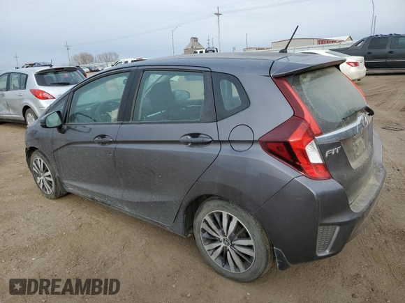 2015 Honda Fit EX-L with VIN 3HGGK5H80FM727081, listed as a Copart auction lot 44983845 with 57,556 mi miles and Clean Title. Bid and sale history available at DreamBid. Image 2.