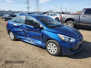 2015 Hyundai Accent GLS with VIN KMHCT4AE5FU821632, listed as a Copart auction lot 51219595 with 67,365 mi miles and Salvage Title. Bid and sale history available at carsss.com. Image 4.
