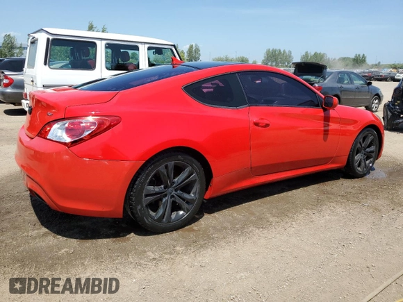 2011 Hyundai Genesis Coupe with VIN KMHHT6KD2BU058227, listed as a Copart auction lot 62154355 with 138,688 mi miles and Clean title. Bid and sale history available at DreamBid. Image 3.