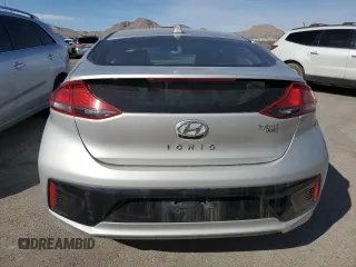 2017 Hyundai Ioniq Blue with VIN KMHC65LC1HU022362, listed as a Copart auction lot 49693105 with 102,550 mi miles and Salvage Title. Bid and sale history available at DreamBid. Image 6.