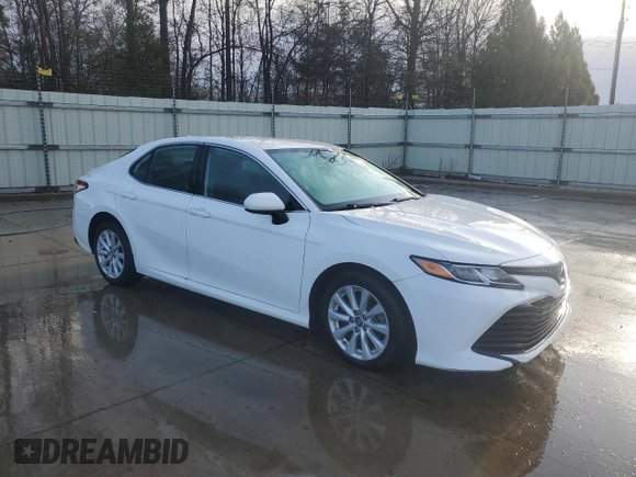 2019 Toyota Camry LE with VIN 4T1B11HK8KU855781, listed as a Copart auction lot 47667735 with 43,198 mi miles and Salvage Title. Bid and sale history available at carsss.com. Image 4.