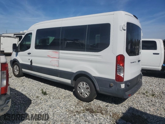2015 Ford Transit Passenger XL with VIN 1FBAX2CM1FKB00328, listed as a Copart auction lot 43079865 with 55,851 mi miles and Salvage Title. Bid and sale history available at carsss.com. Image 2.
