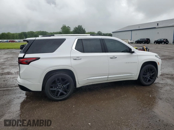 2022 Chevrolet Traverse Premier with VIN 1GNERKKW6NJ139552, listed as a Copart auction lot 61060075 with 41,818 mi miles and Salvage title. Bid and sale history available at DreamBid. Image 3.