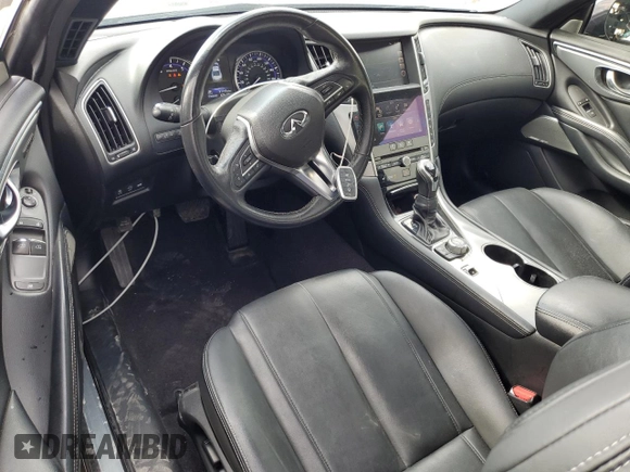 2017 Infiniti Q60 Premium with VIN JN1CV7EL3HM320964, listed as a Copart auction lot 47350085 with 91,745 mi miles and Clean title. Bid and sale history available at DreamBid. Image 8.