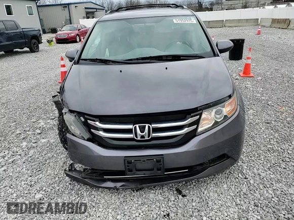 2015 Honda Odyssey EX with VIN 5FNRL5H4XFB116772, listed as a Copart auction lot 51952915 with 192,554 mi miles and Salvage Title. Bid and sale history available at DreamBid. Image 12.