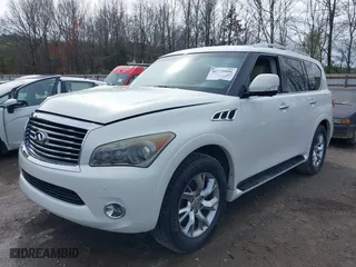 2011 Infiniti QX56 8-passenger with VIN JN8AZ2NC7B9303157, listed as a IAAI auction lot 41779906 with 198,759 mi miles. Bid and sale history available at carsss.com. Image 17.