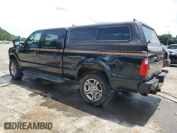 2008 Ford F-250 XL with VIN 1FTSW21R88ED30385, listed as a Copart auction lot 60608995 with 134,048 mi miles and Salvage title. Bid and sale history available at DreamBid. Image 2.