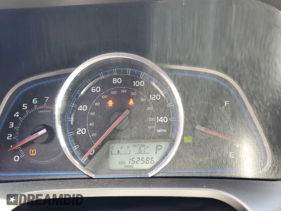 2013 Toyota RAV4 Limited with VIN 2T3DFREV6DW027973, listed as a Copart auction lot 49326205 with 152,586 mi miles and Salvage Title. Bid and sale history available at carsss.com. Image 9.