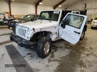 2018 Jeep Wrangler JK Unlimited Sport S with VIN 1C4HJWDG3JL829333, listed as a Copart auction lot 72429984 with 0 mi miles and Salvage Title. Bid and sale history available at carsss.com. Image 1.